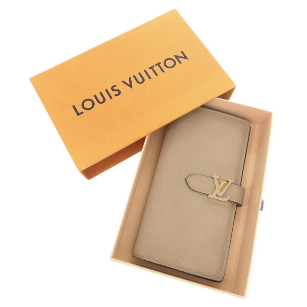 Louis Vuitton Galle Leather Long Wallet (Bi-Fold) (Pre-Owned)