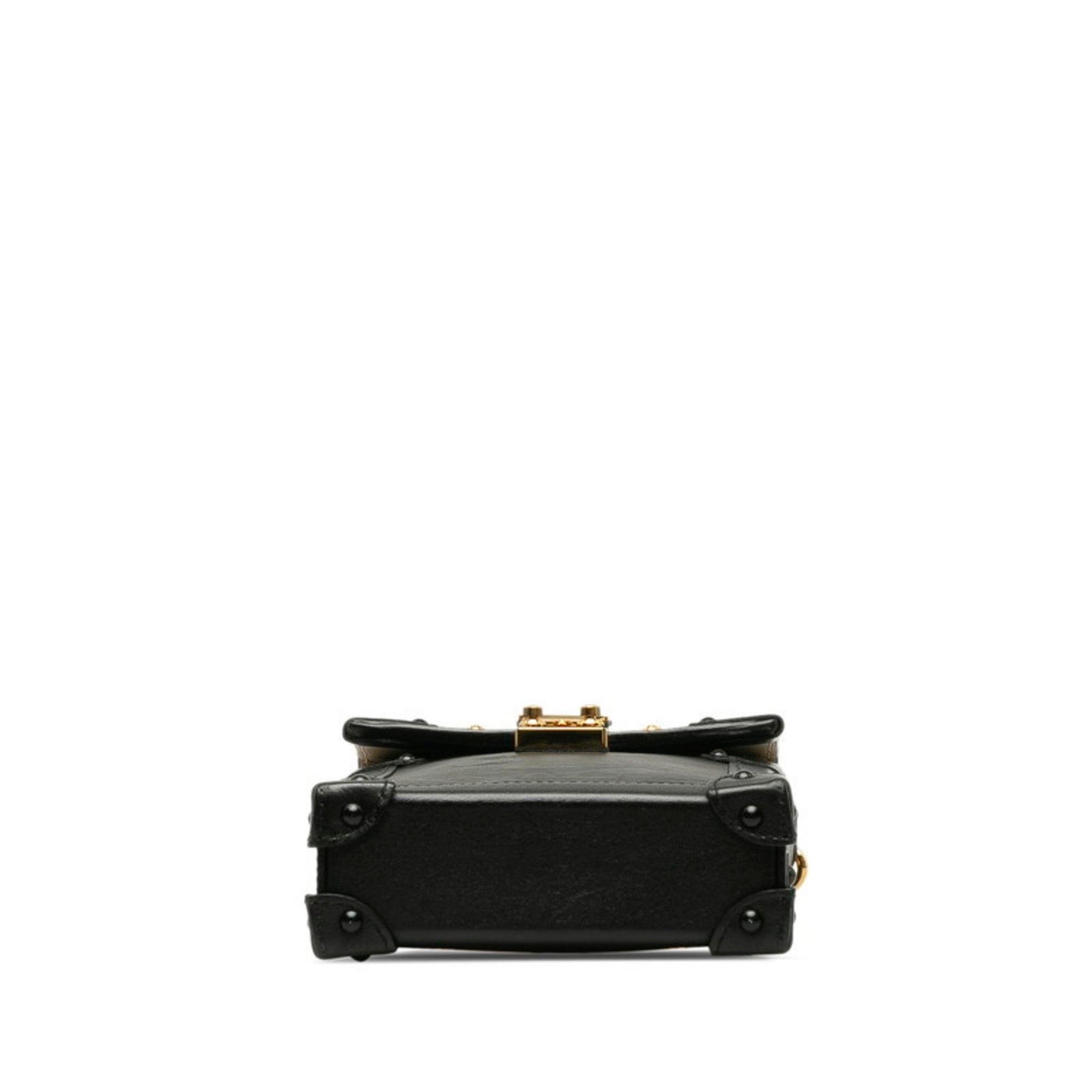 Louis Vuitton Black Noir Leather Shoulder Bag (Pre-Owned)