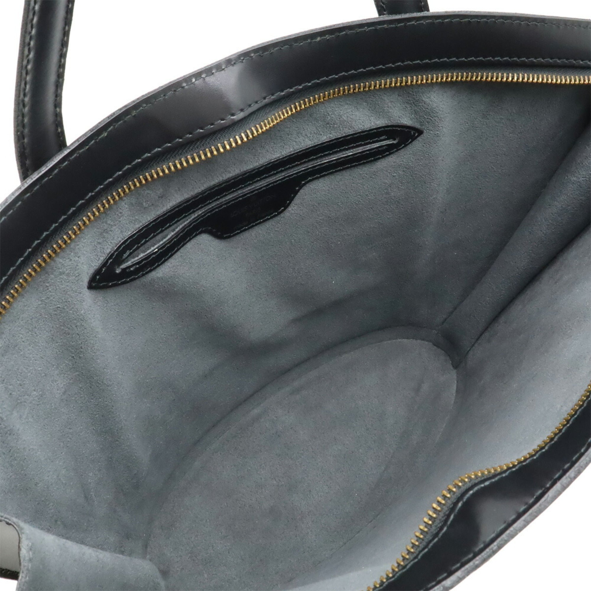 Louis Vuitton Black Noir Epi Leather Handbag Tote Bag (Pre-Owned)