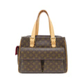 Louis Vuitton Marron Coated Canvas Handbag (Pre-Owned)