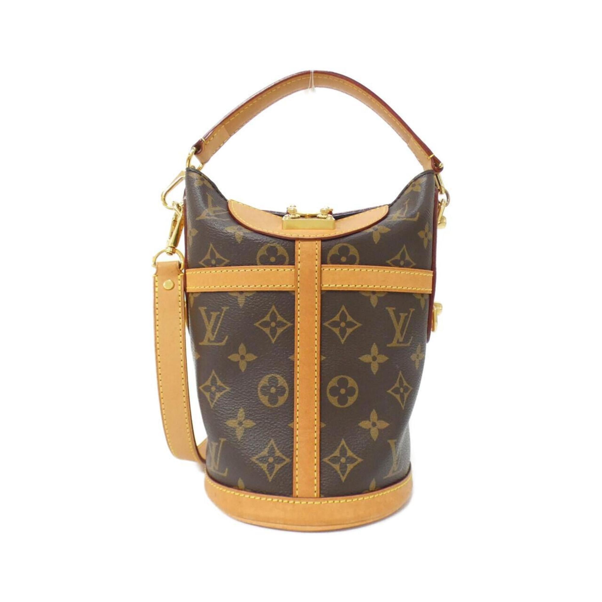 Louis Vuitton Marron Coated Canvas Handbag (Pre-Owned)