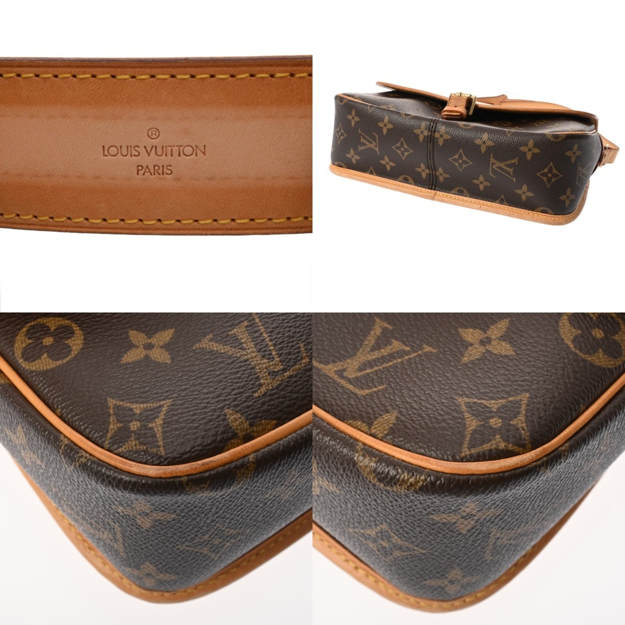 Louis Vuitton Brown Monogram Shoulder Bag (Pre-Owned)