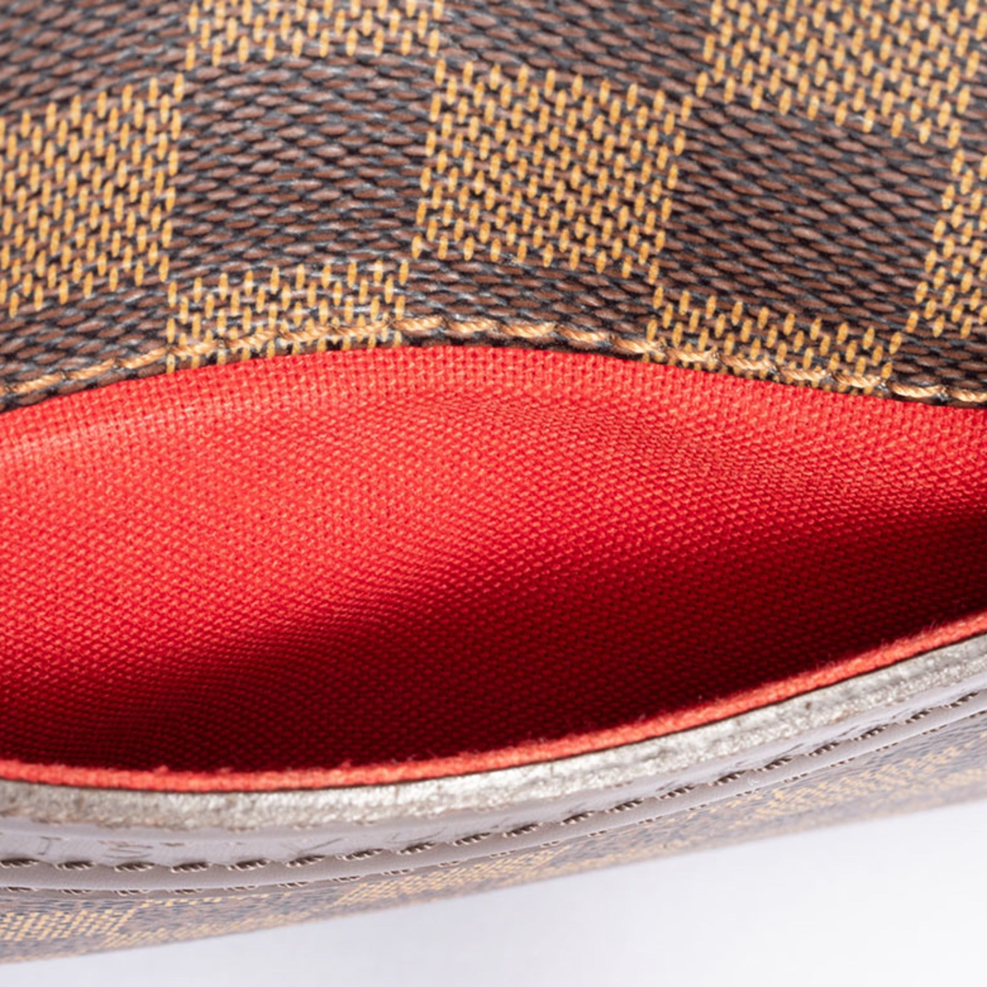 Louis Vuitton Brown Damier Canvas Ebene Damier Canvas Handbag (Pre-Owned)