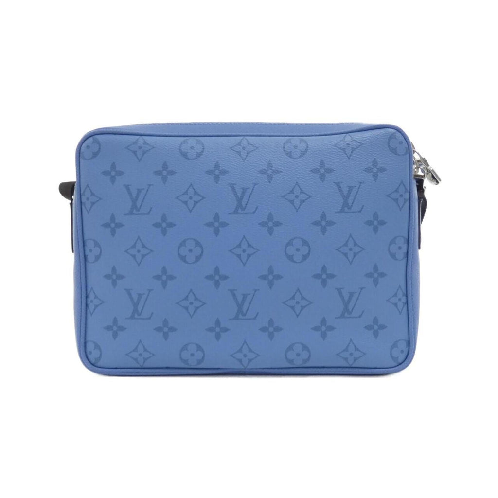 Louis Vuitton Silver Coated Canvas Leather Shoulder Bag (Pre-Owned)