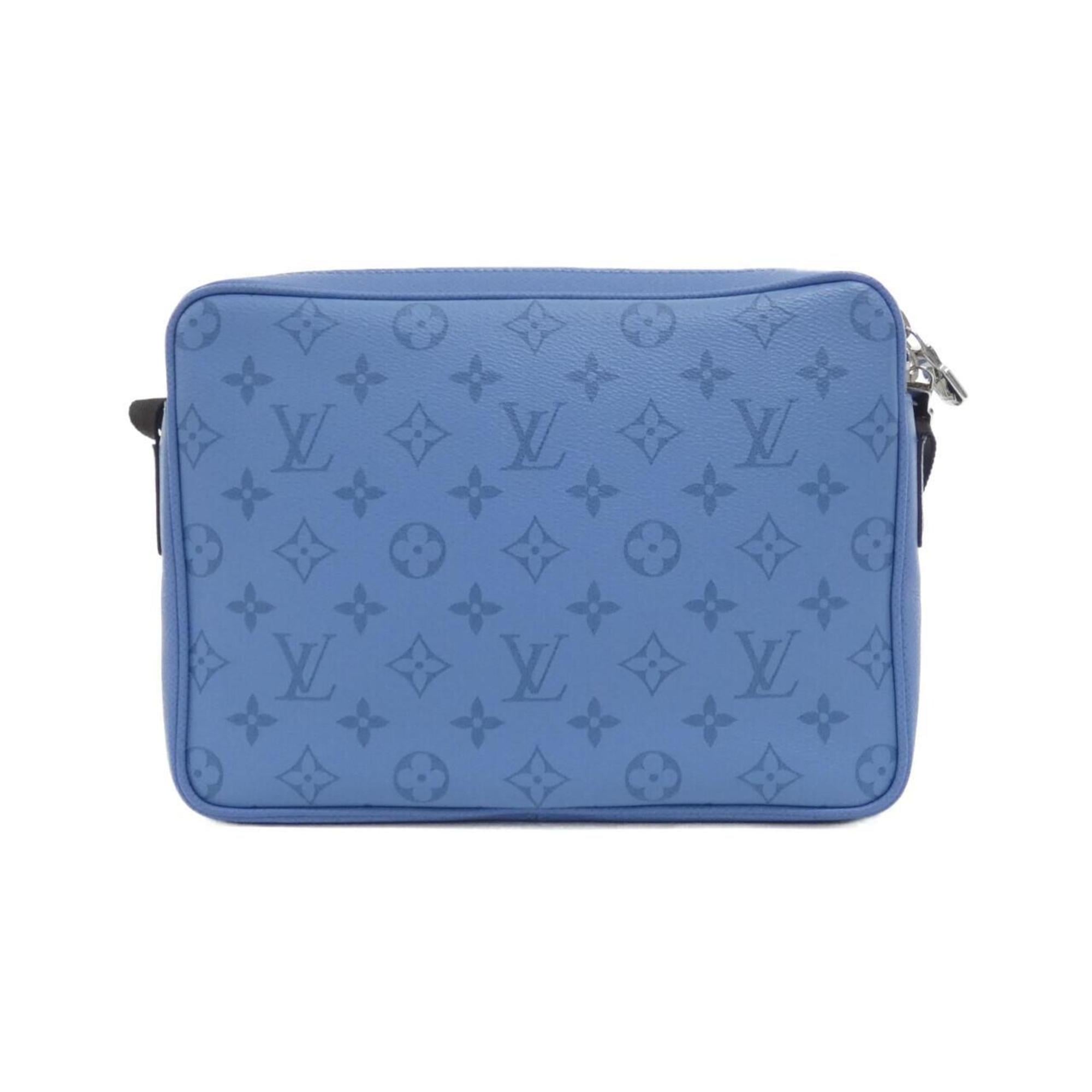 Louis Vuitton Silver Coated Canvas Leather Shoulder Bag (Pre-Owned)