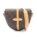 Louis Vuitton Brown Monogram Coated Canvas Leather Shoulder Bag (Pre-Owned)
