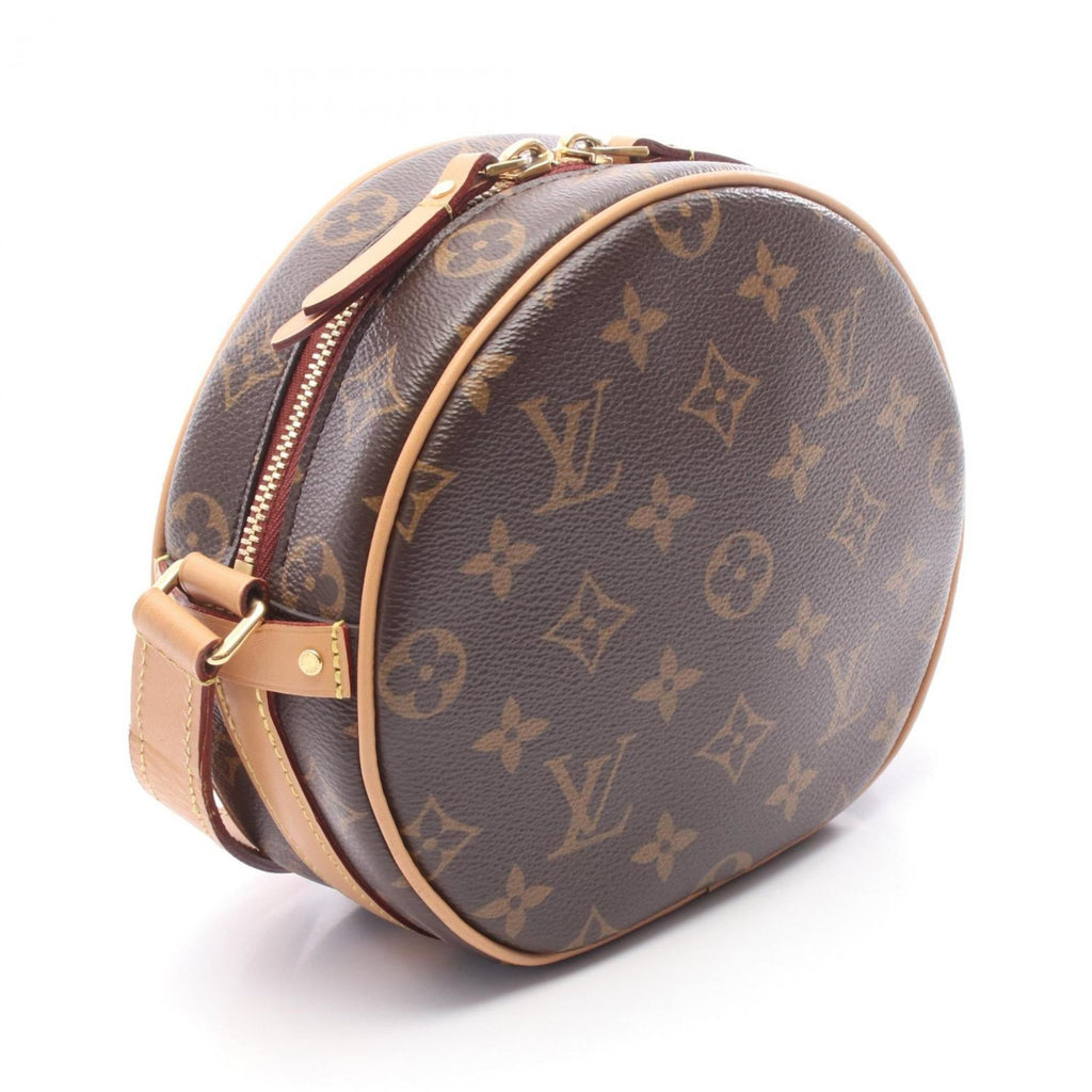 Louis Vuitton Brown Coated Canvas Leather Shoulder Bag (Pre-Owned)