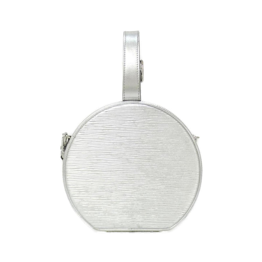 Louis Vuitton Silver Leather Shoulder Bag (Pre-Owned)