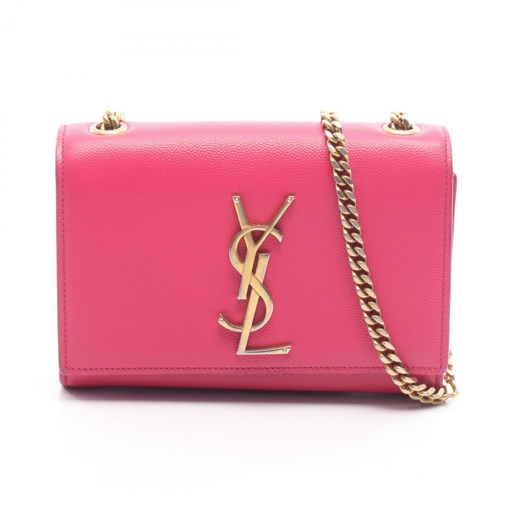 Classic Monogram Crossbody Bag Grainy Leather Small