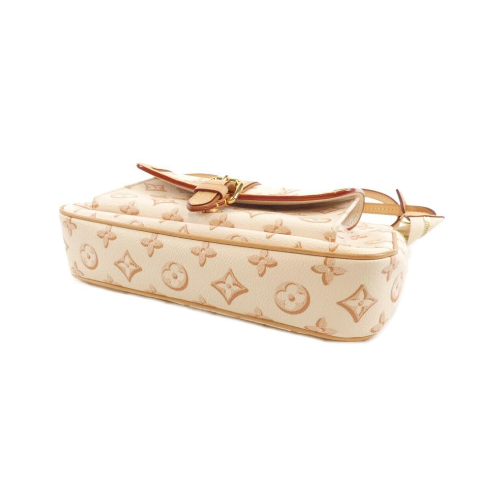 Louis Vuitton Beige Coated Canvas Pochette Shoulder Bag (Pre-Owned)