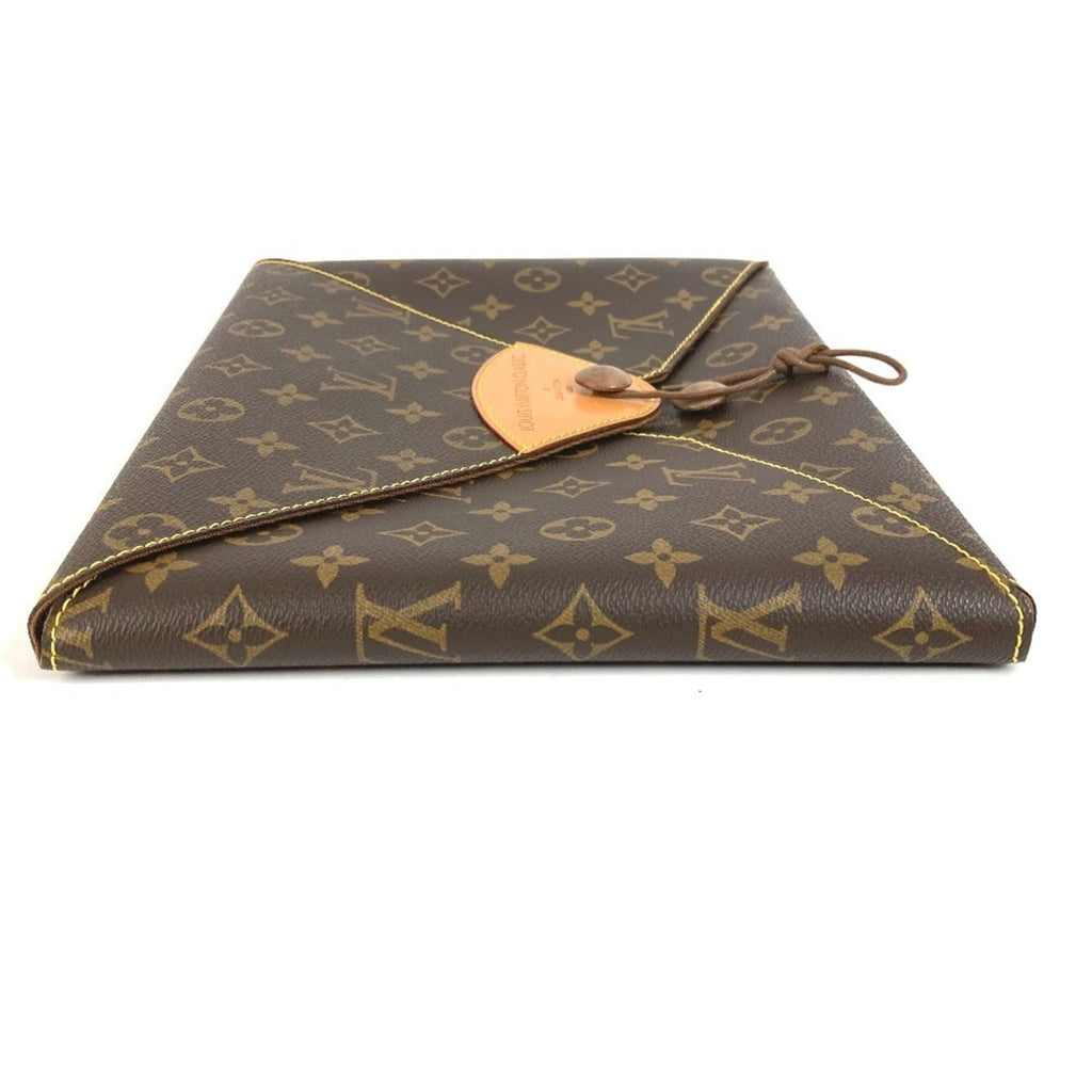Louis Vuitton Monogram Brown Monogram Clutch Bag (Pre-Owned)