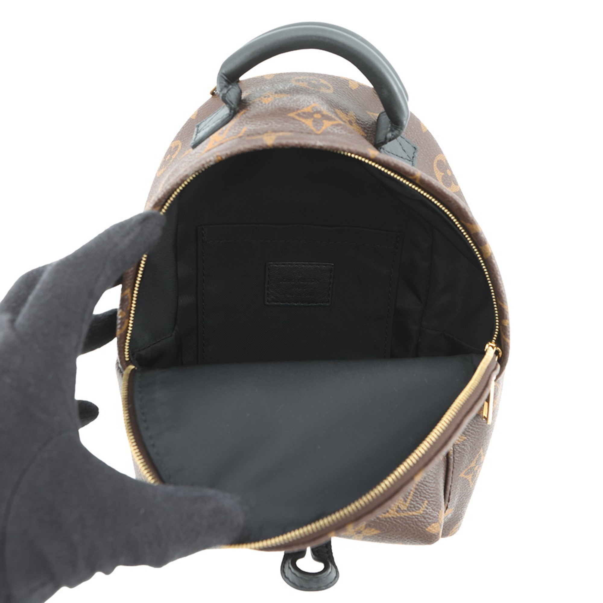 Louis Vuitton Noir Monogram Backpack (Pre-Owned)
