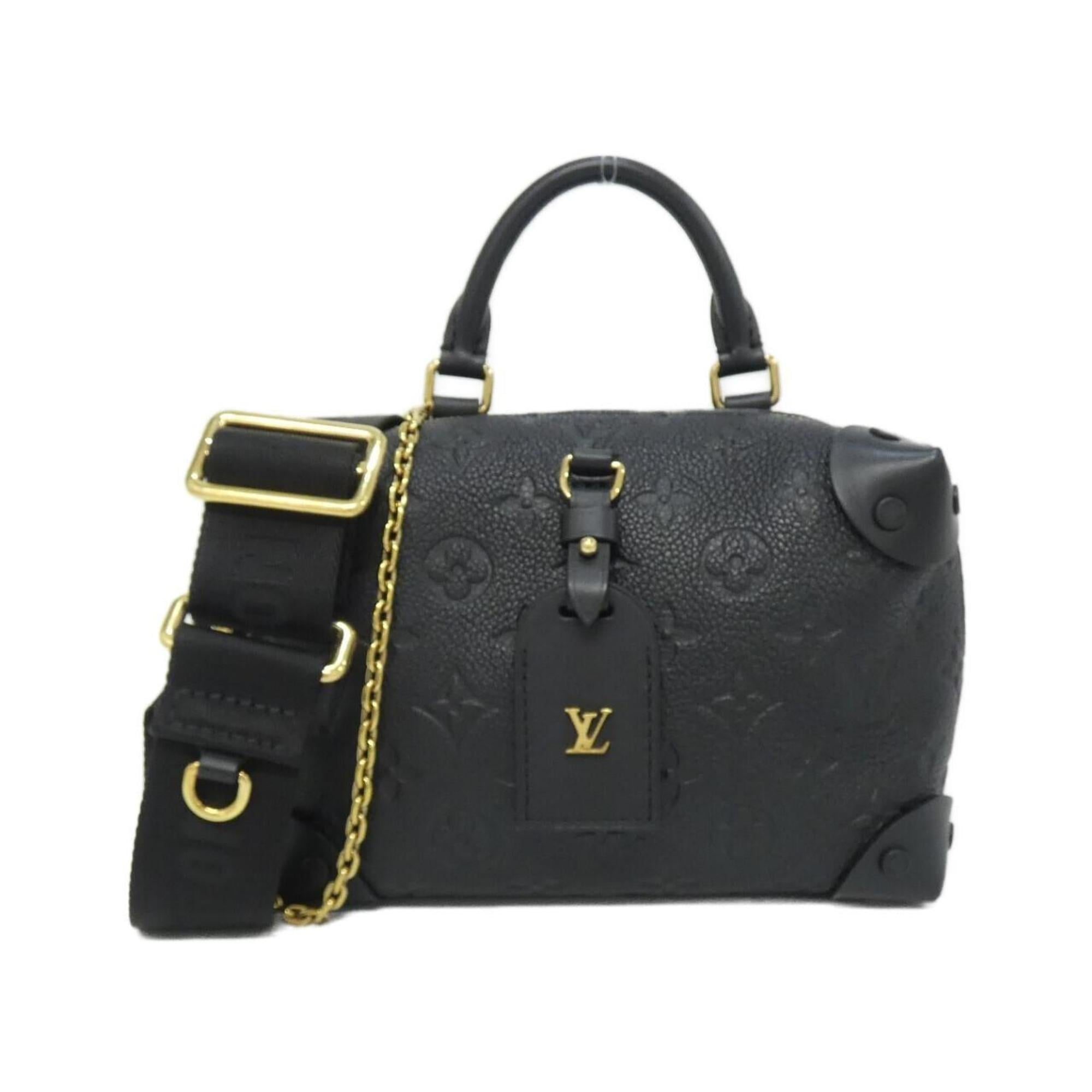 Louis Vuitton Monogram Empreinte Black Leather Handbag (Pre-Owned)
