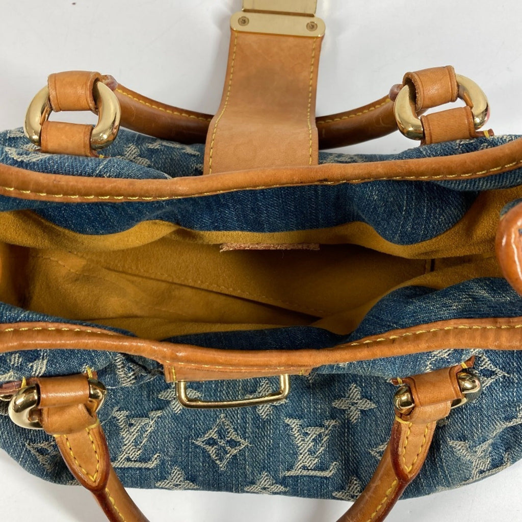 Louis Vuitton Monogram Denim Monogram Denim Handbag (Pre-Owned)