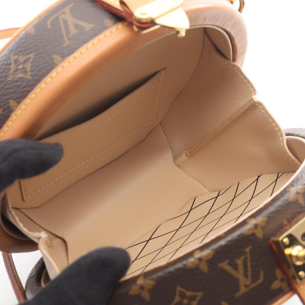 Louis Vuitton Brown Monogram Coated Canvas Handbag (Pre-Owned)
