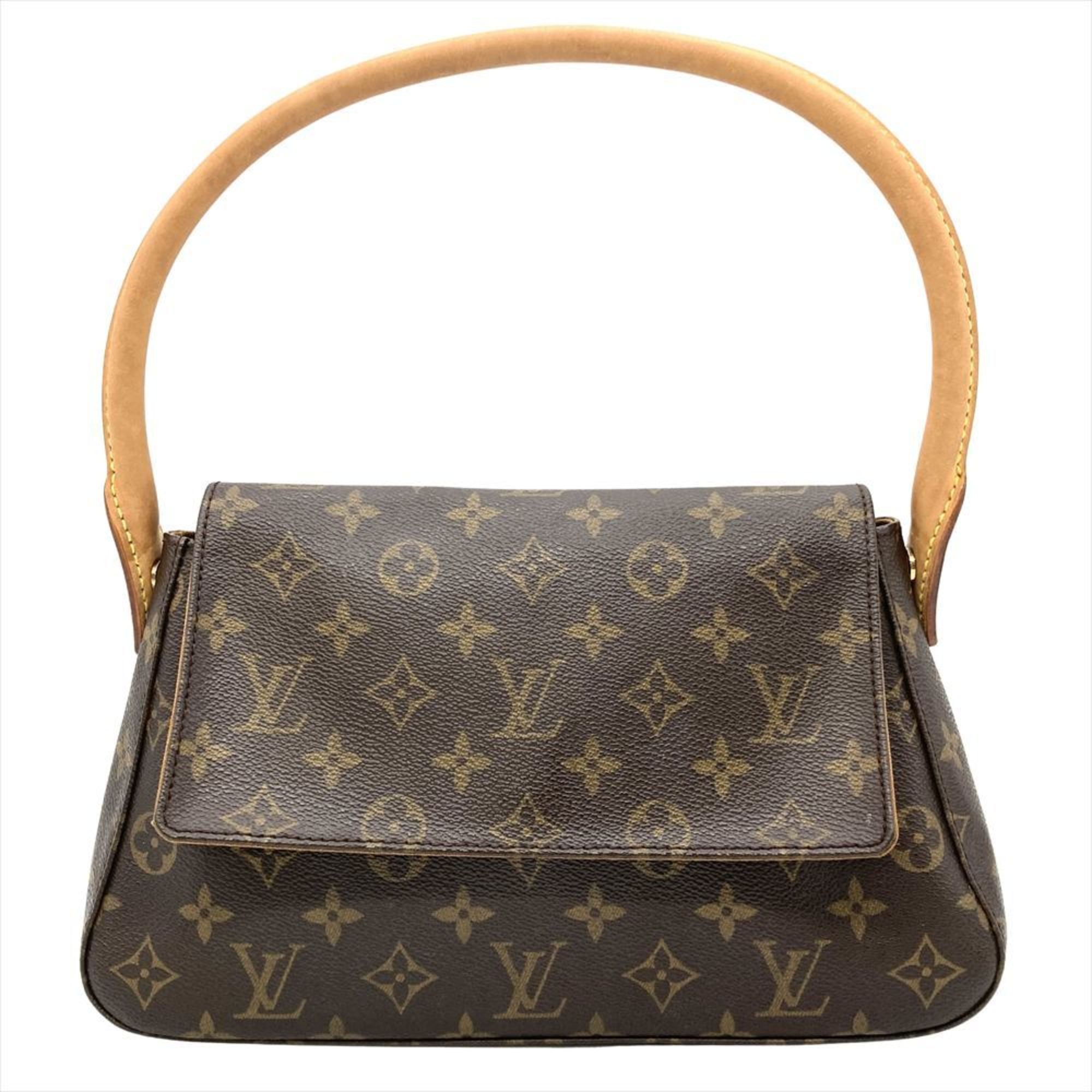Louis Vuitton Brown Monogram Canvas Shoulder Bag (Pre-Owned)