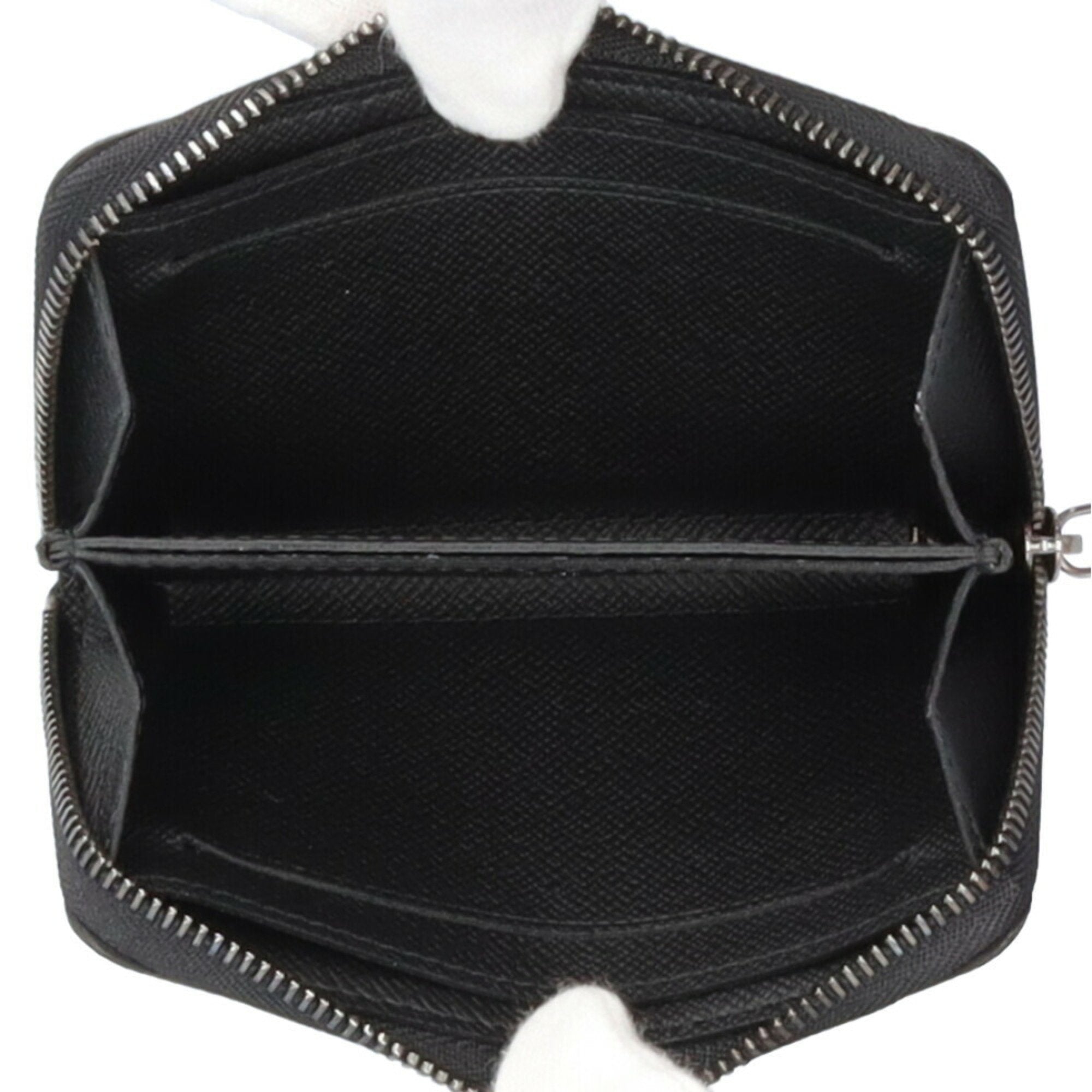 Louis Vuitton Black Monogram Eclipse Monogram Eclipse Coin Purse/Coin Case (Pre-Owned)