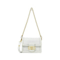 Louis Vuitton White Leather Shoulder Bag (Pre-Owned)