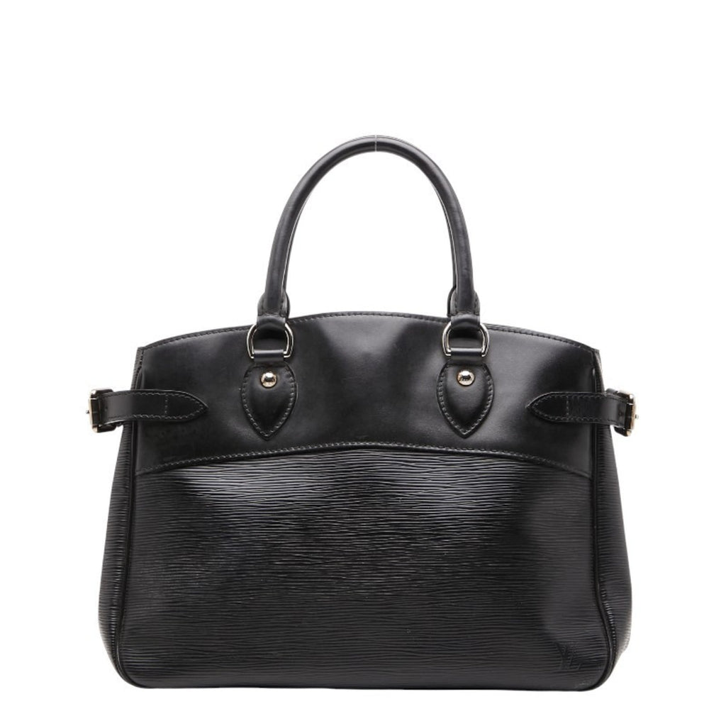 Louis Vuitton Black Noir Leather Handbag (Pre-Owned)