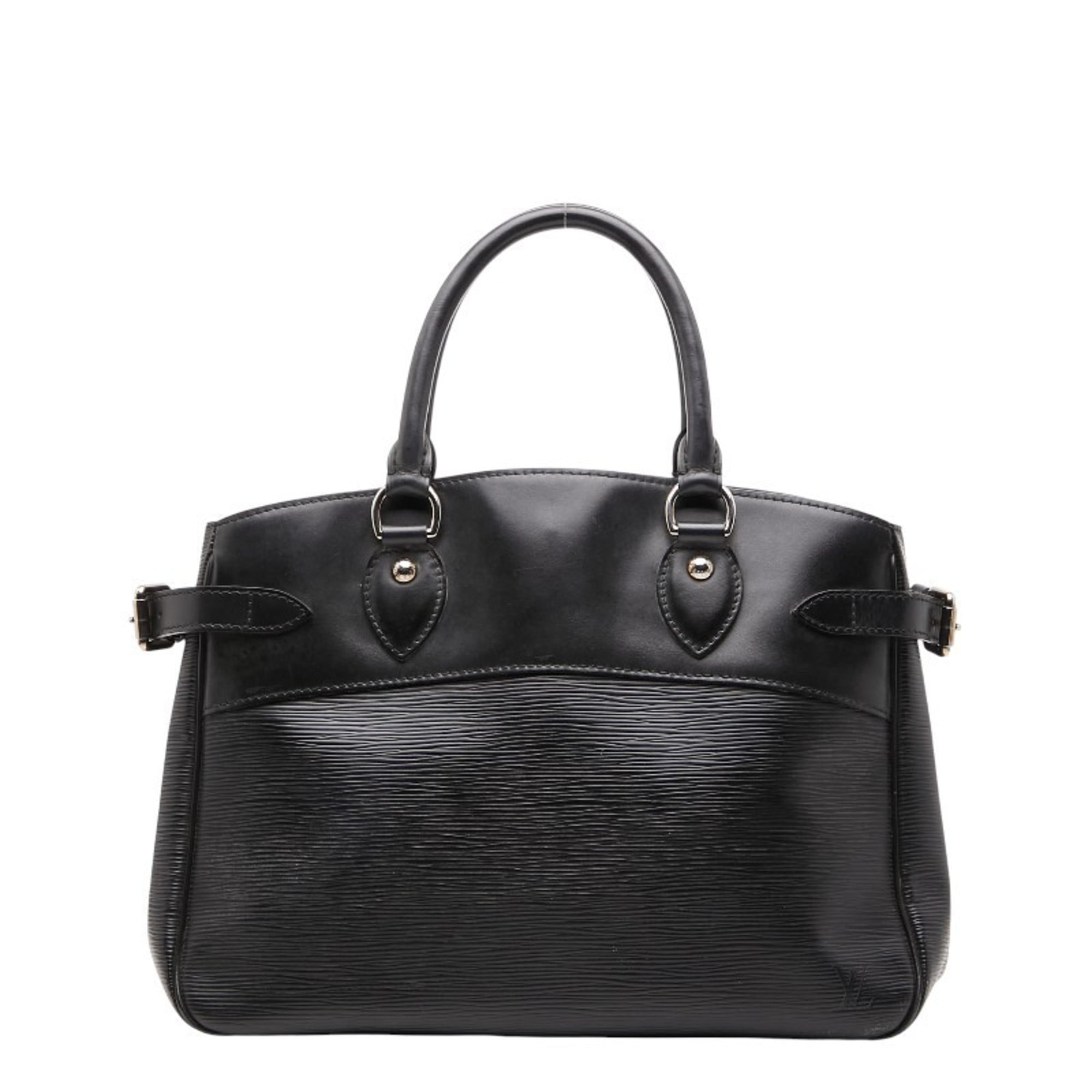 Louis Vuitton Black Noir Leather Handbag (Pre-Owned)