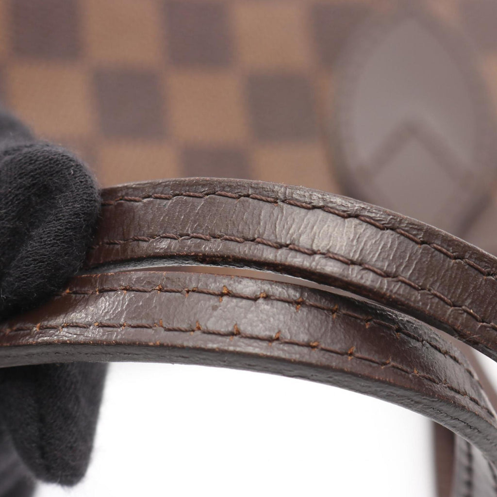 Louis Vuitton Brown Ebene Coated Canvas Leather Tote Bag (Pre-Owned)