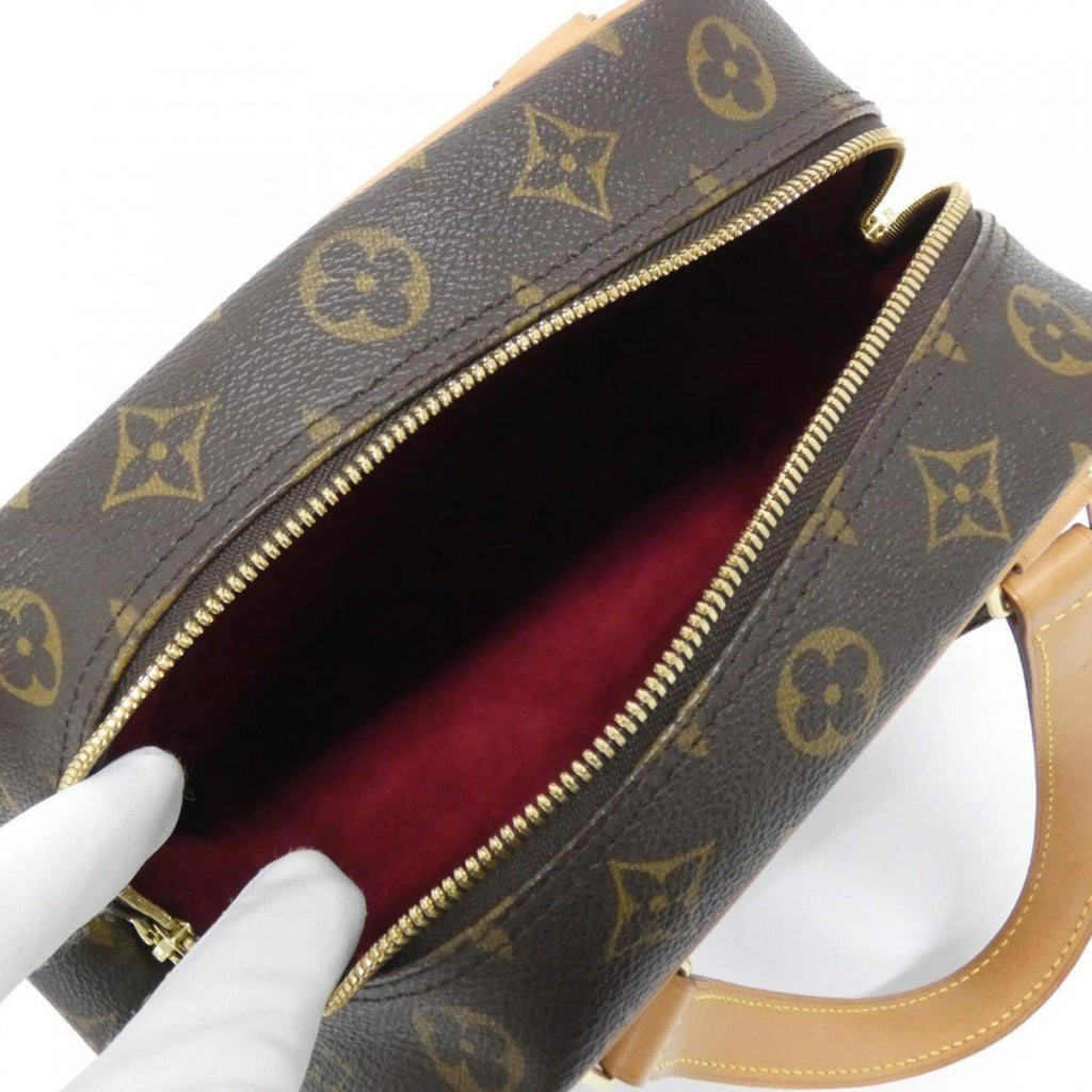 Louis Vuitton Marron Coated Canvas Handbag (Pre-Owned)