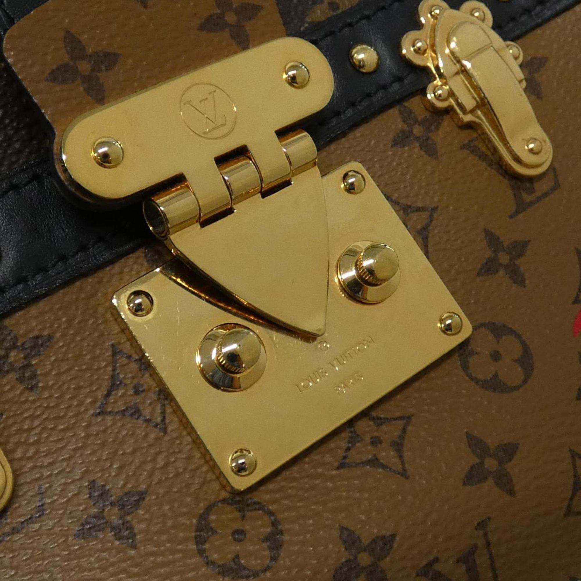 Louis Vuitton Monogram Reverse Marron Monogram Reverse Monogram Reverse Shoulder Bag (Pre-Owned)