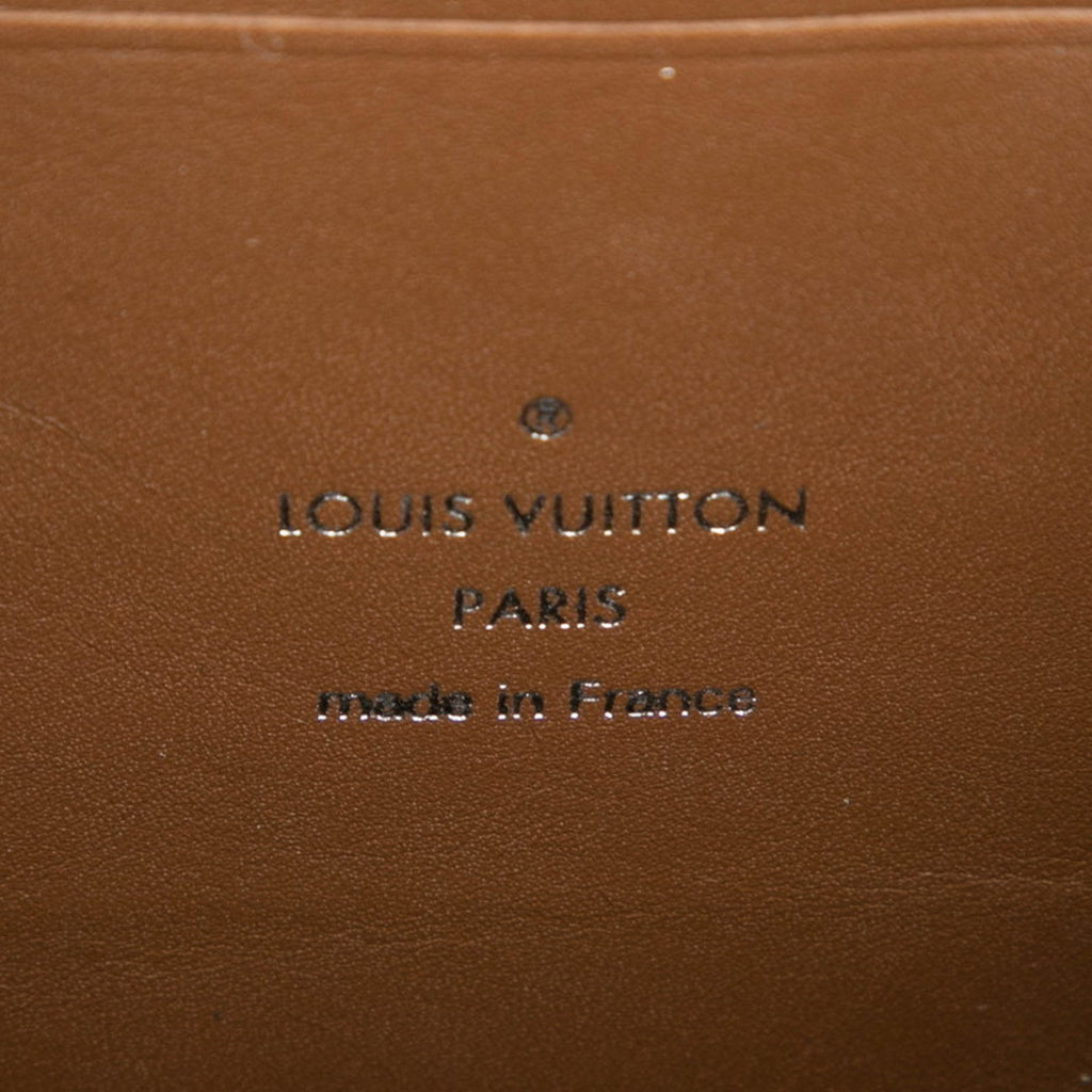 Louis Vuitton Brown Gray Pvc Leather Handbag Shoulder Bag (Pre-Owned)