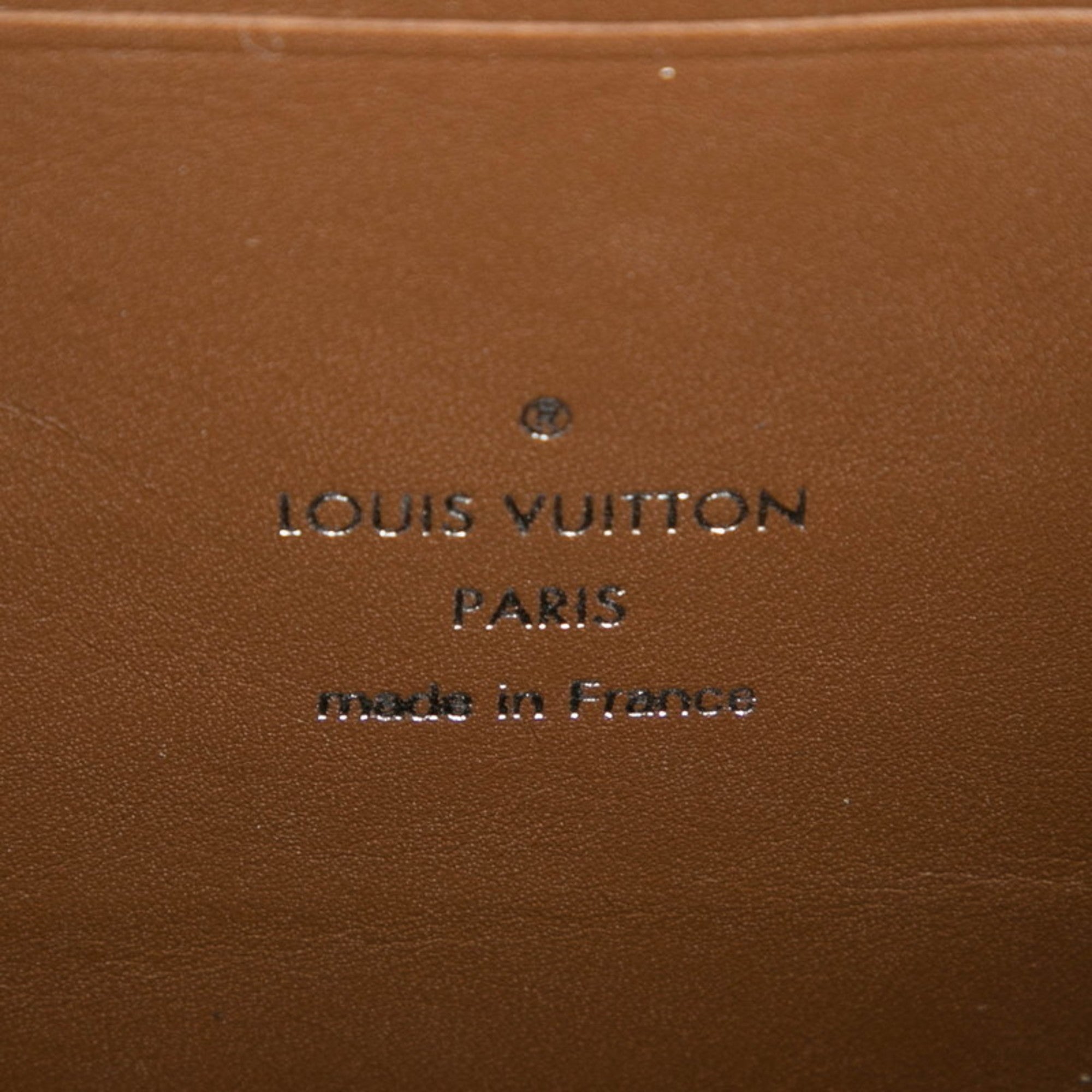 Louis Vuitton Brown Gray Pvc Leather Handbag Shoulder Bag (Pre-Owned)