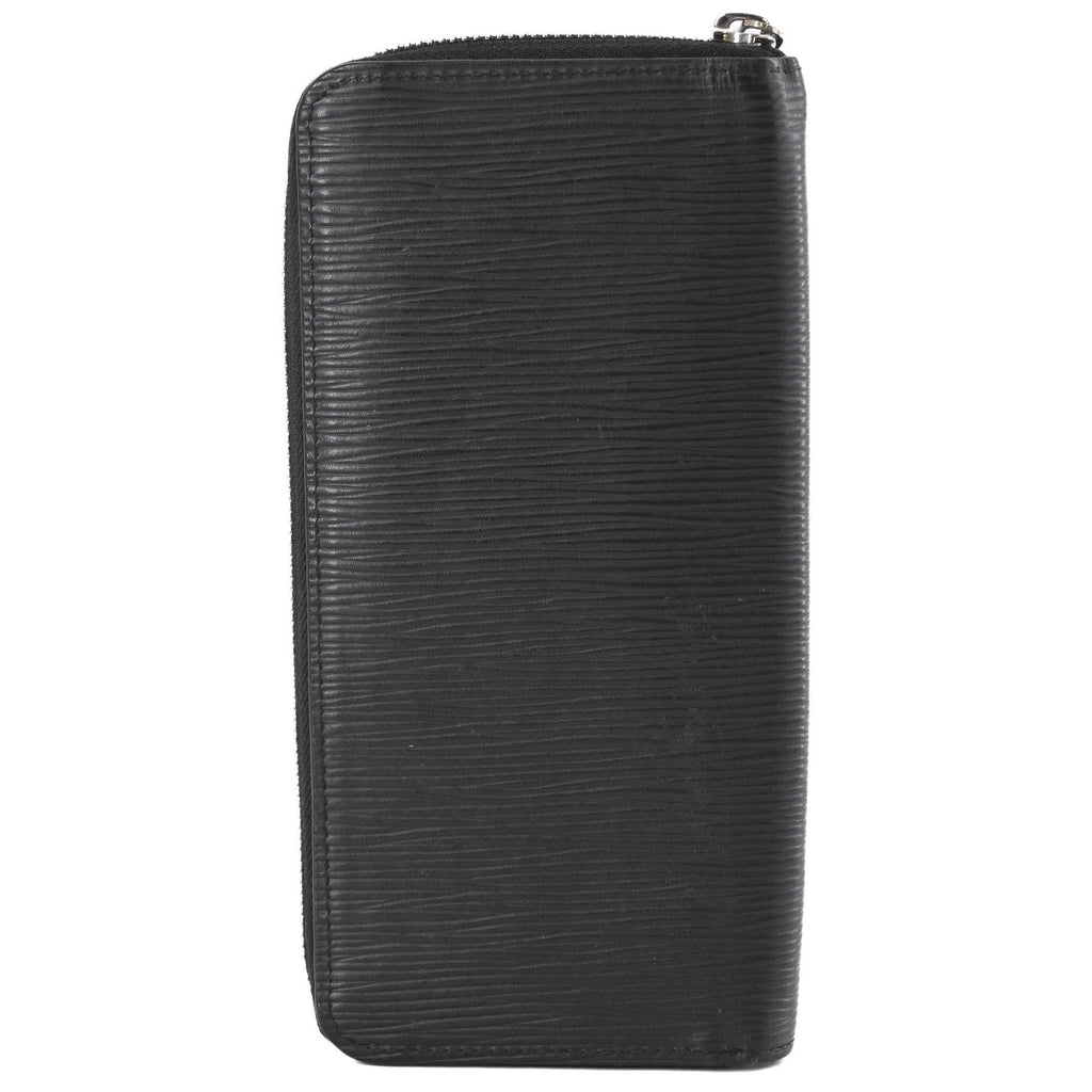Louis Vuitton Epi Noir Epi Leather Long Wallet (Bi-Fold) (Pre-Owned)