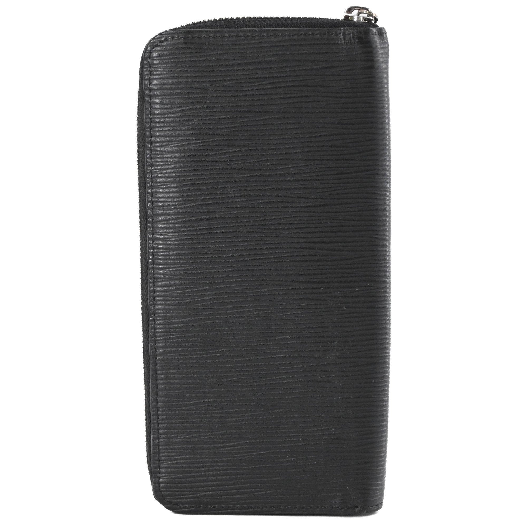 Louis Vuitton Epi Noir Epi Leather Long Wallet (Bi-Fold) (Pre-Owned)