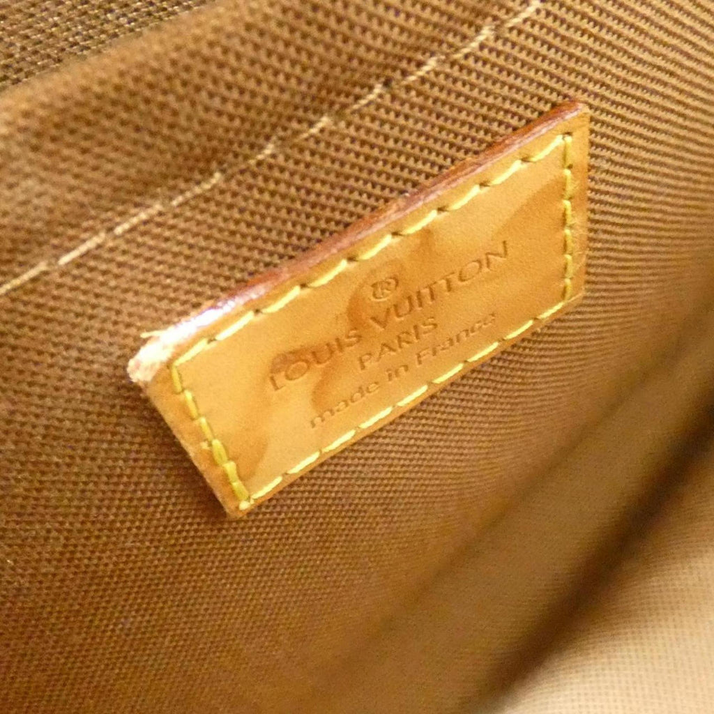 Louis Vuitton Marron Coated Canvas Handbag (Pre-Owned)