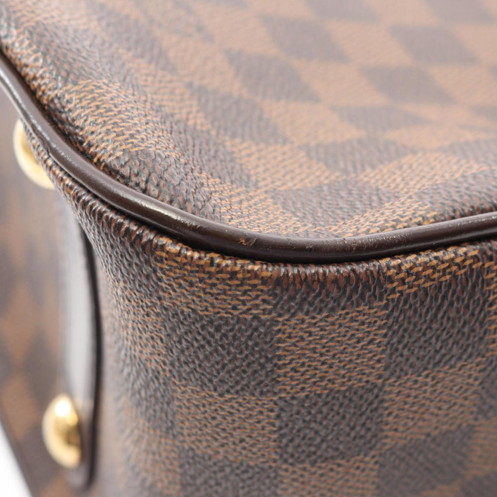 Louis Vuitton Brown Damier Canvas Rose Coated Canvas Handbag (Pre-Owned)