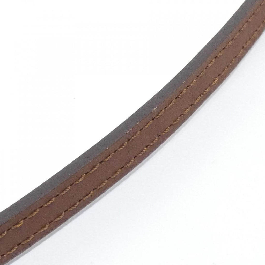 Louis Vuitton Monogram Black Marron Coated Canvas Shoulder Bag (Pre-Owned)