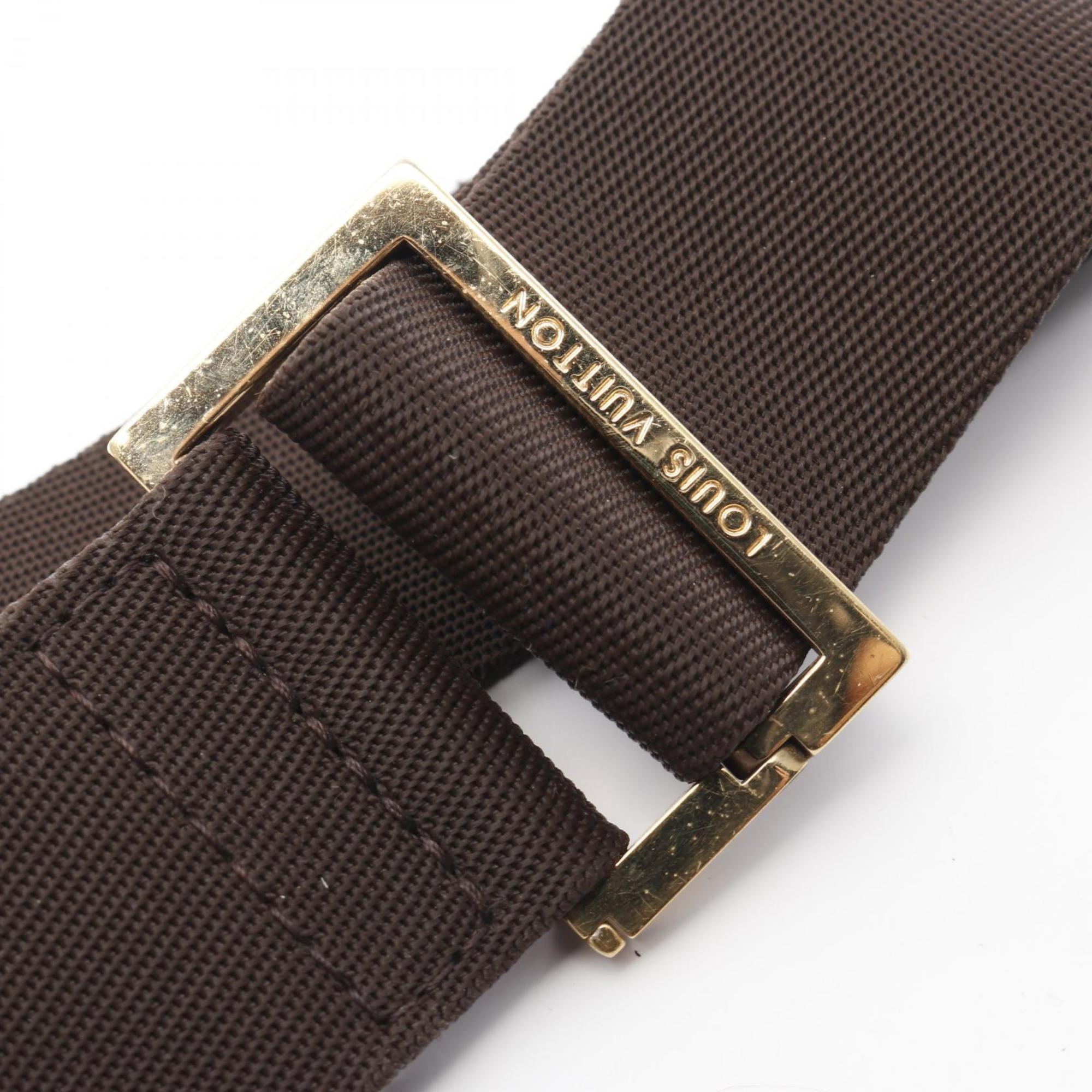 Louis Vuitton Brown Ebene Coated Canvas Pvc Damier Canvas Fanny Pack (Pre-Owned)