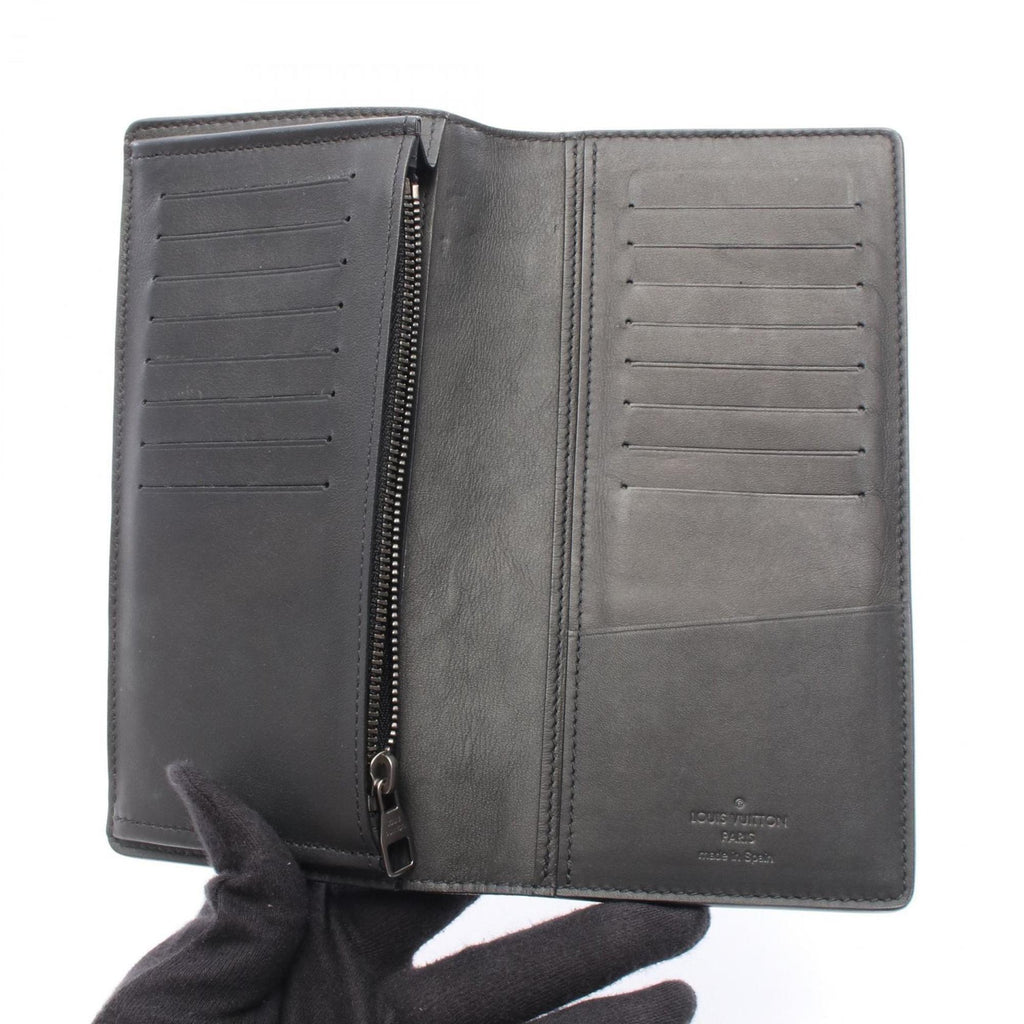 Louis Vuitton Black Infini Onyx Damier Infini Long Wallet (Bi-Fold) (Pre-Owned)