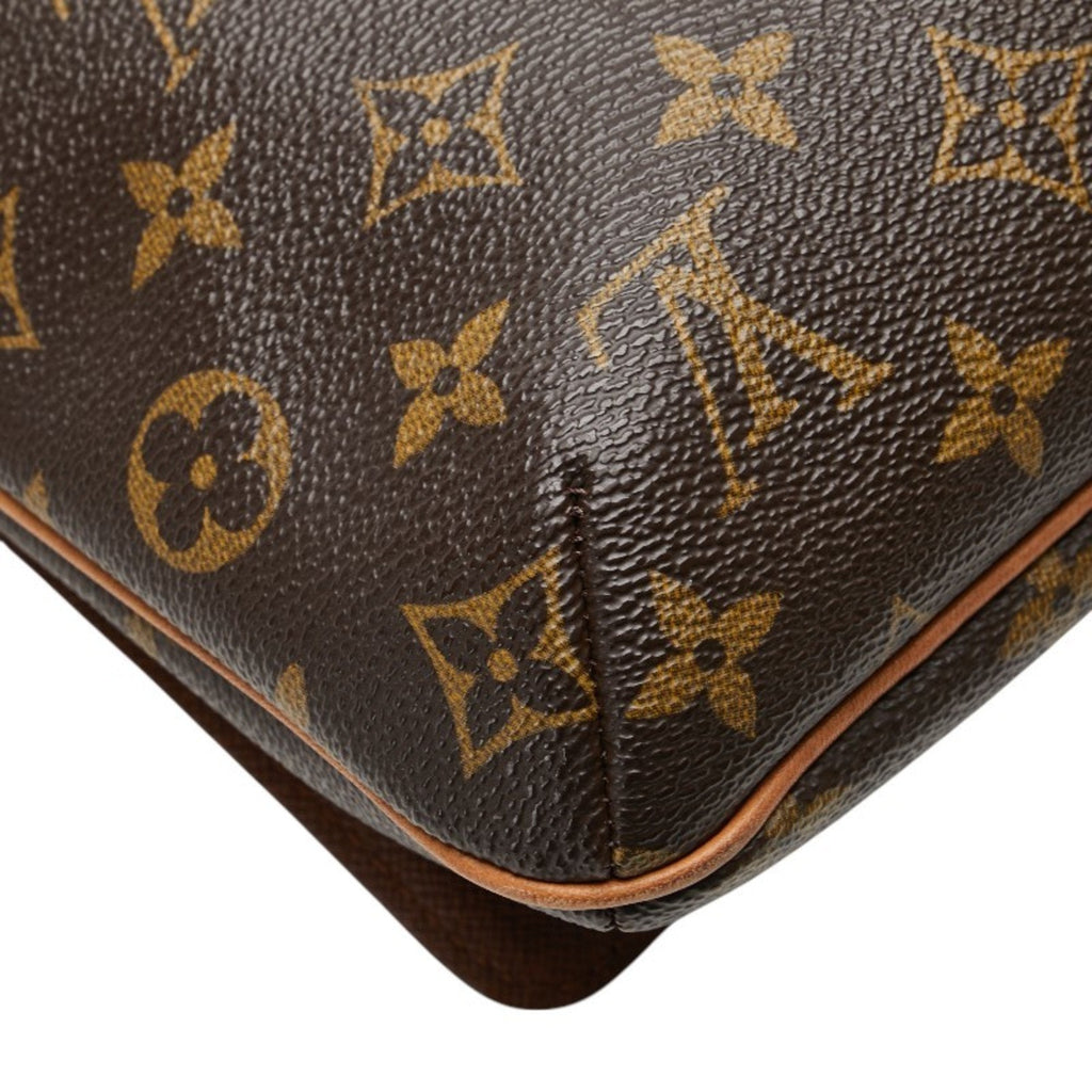 Louis Vuitton Monogram Brown Pvc Leather Handbag Shoulder Bag (Pre-Owned)