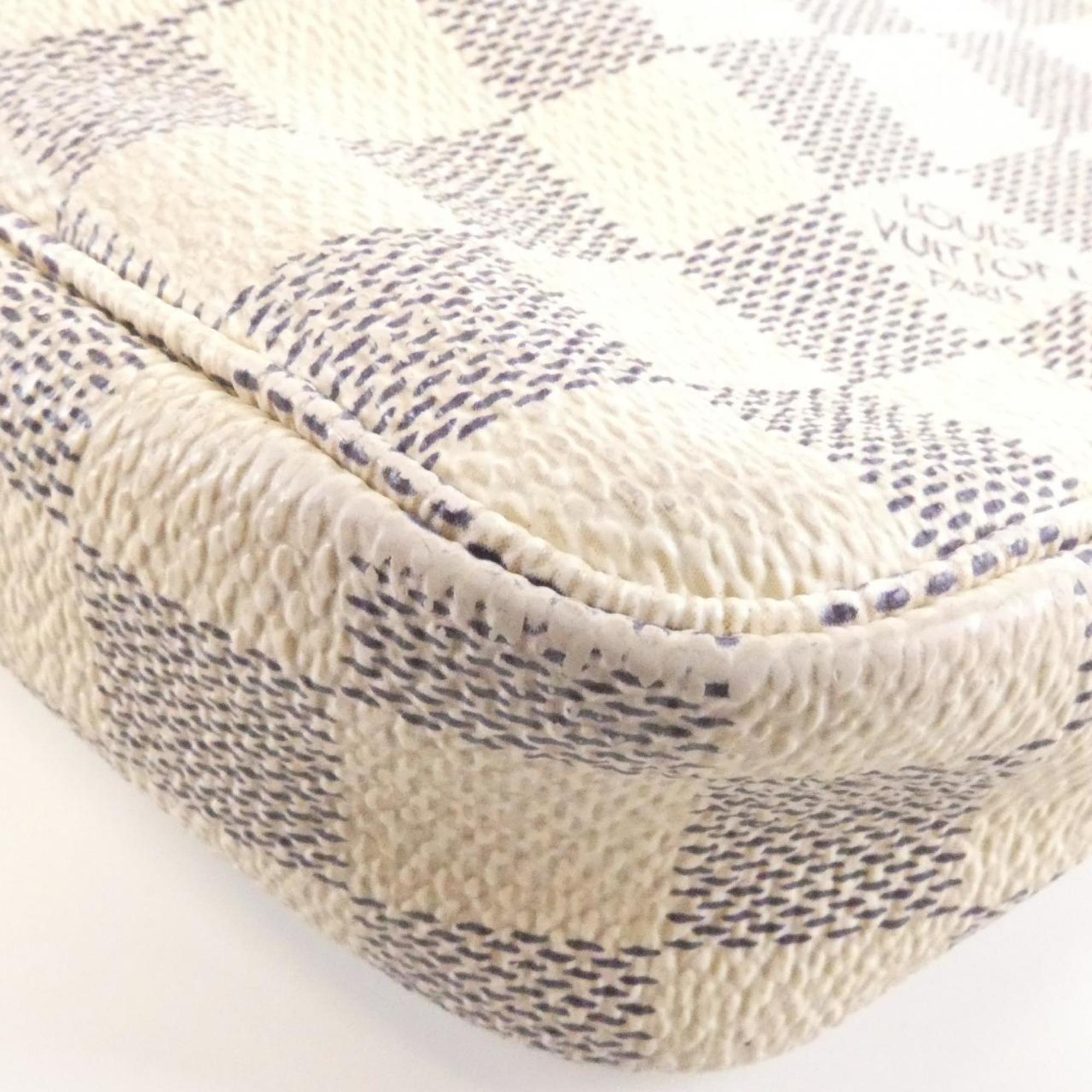 Louis Vuitton Azur Coated Canvas Pochette Pouch (Pre-Owned)