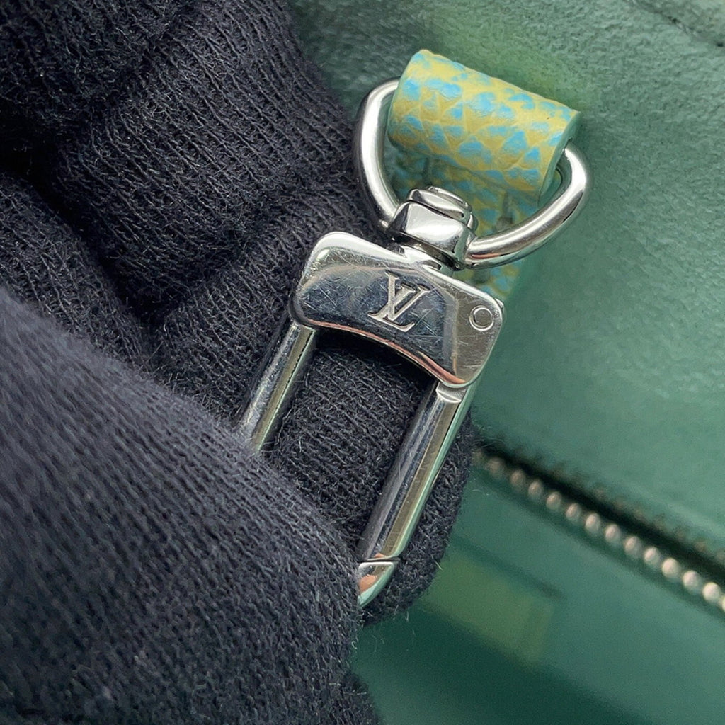 Louis Vuitton Blue Monogram Yellow Monogram Empreinte Handbag Shoulder Bag (Pre-Owned)