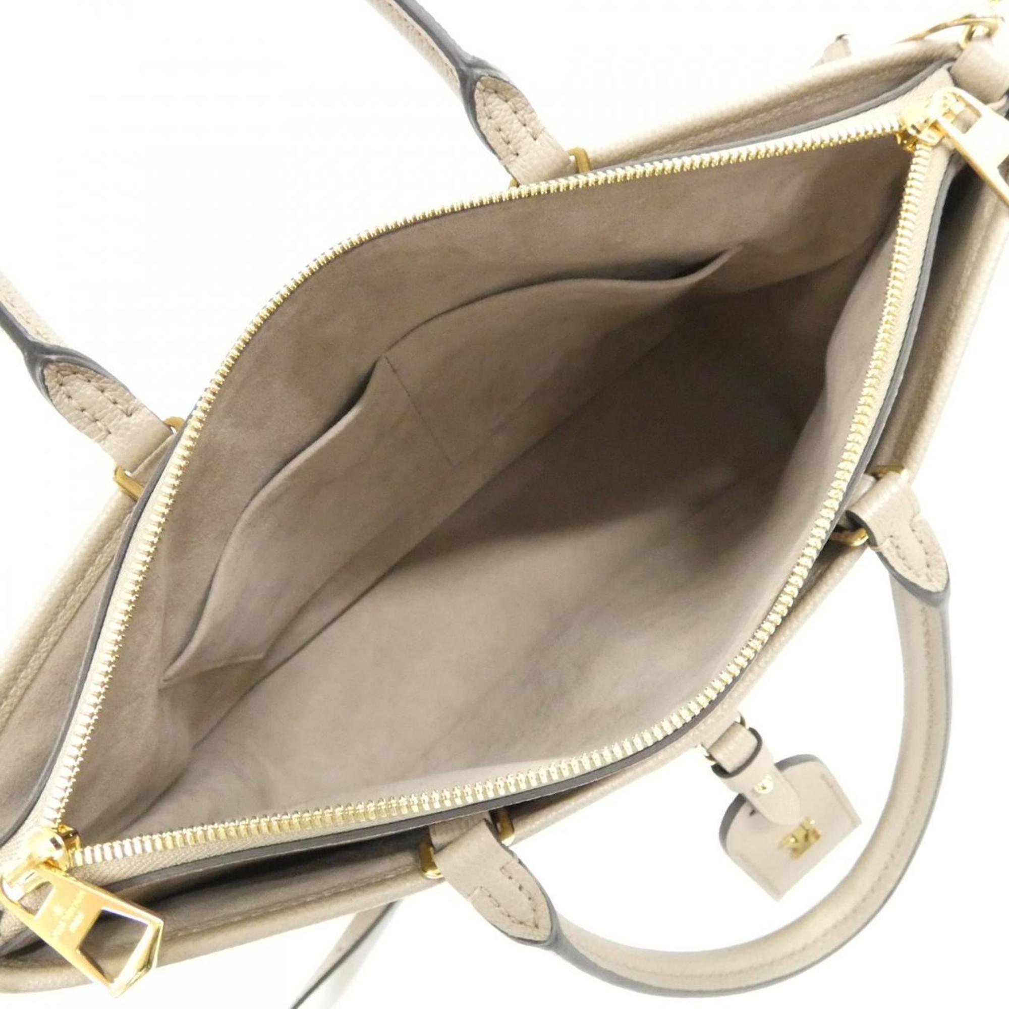 Louis Vuitton Tourterelle Leather Handbag (Pre-Owned)