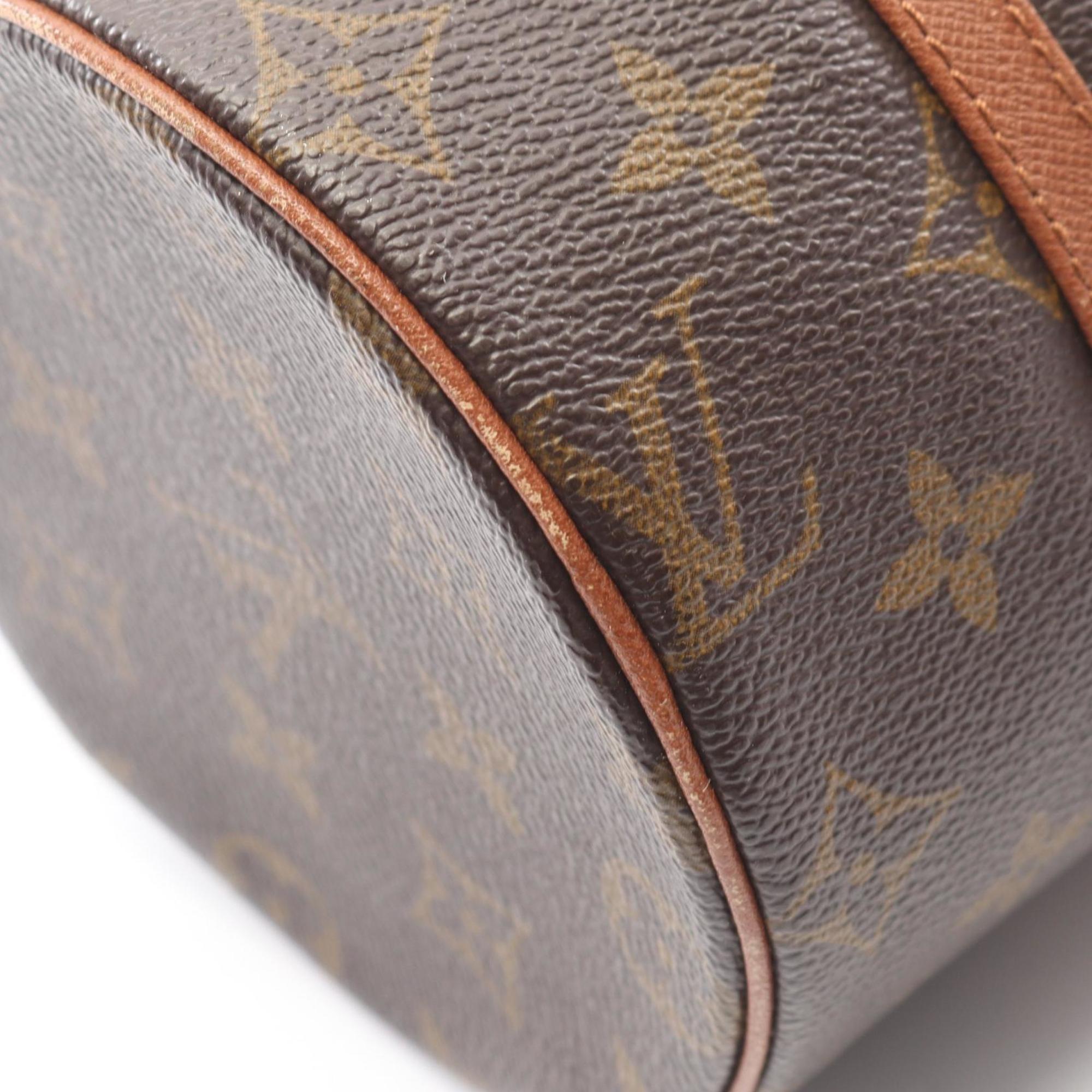 Louis Vuitton Brown Monogram Coated Canvas Leather Handbag (Pre-Owned)