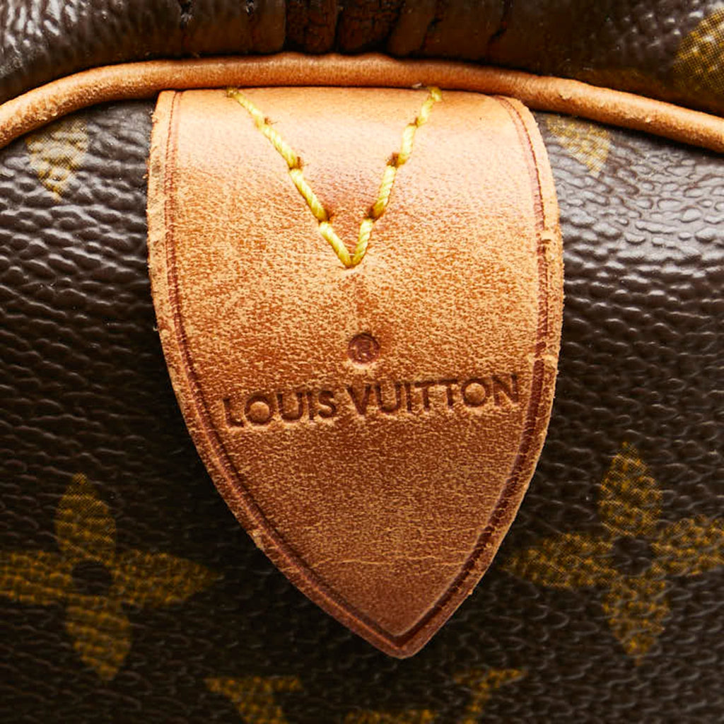 Louis Vuitton Brown Pvc Leather Boston Bag (Pre-Owned)
