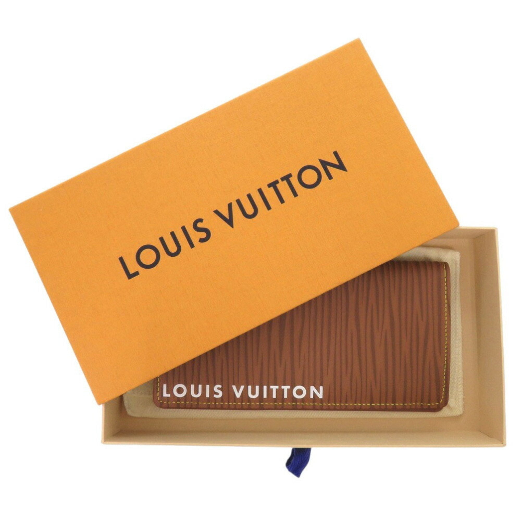 Louis Vuitton Brown Epi Leather Long Wallet (Bi-Fold) (Pre-Owned)