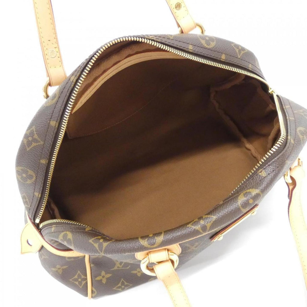 Louis Vuitton Marron Coated Canvas Shoulder Bag (Pre-Owned)