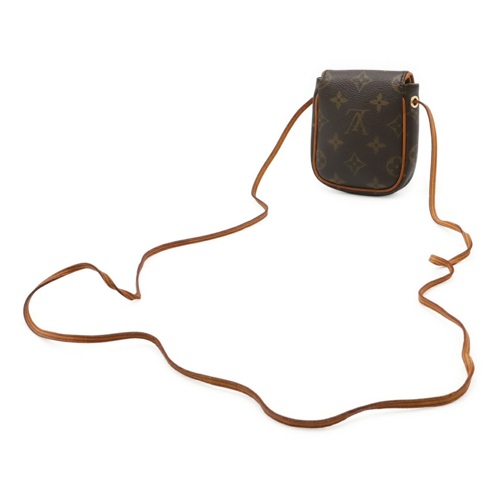 Louis Vuitton Brown Monogram Pochette Pouch Shoulder Bag (Pre-Owned)