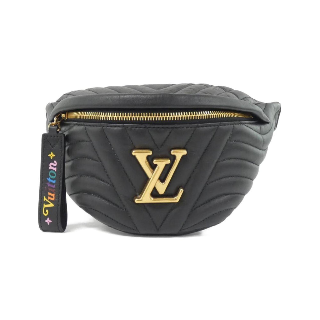 Louis Vuitton Black Leather Shoulder Bag (Pre-Owned)