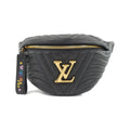 Louis Vuitton Black Leather Shoulder Bag (Pre-Owned)