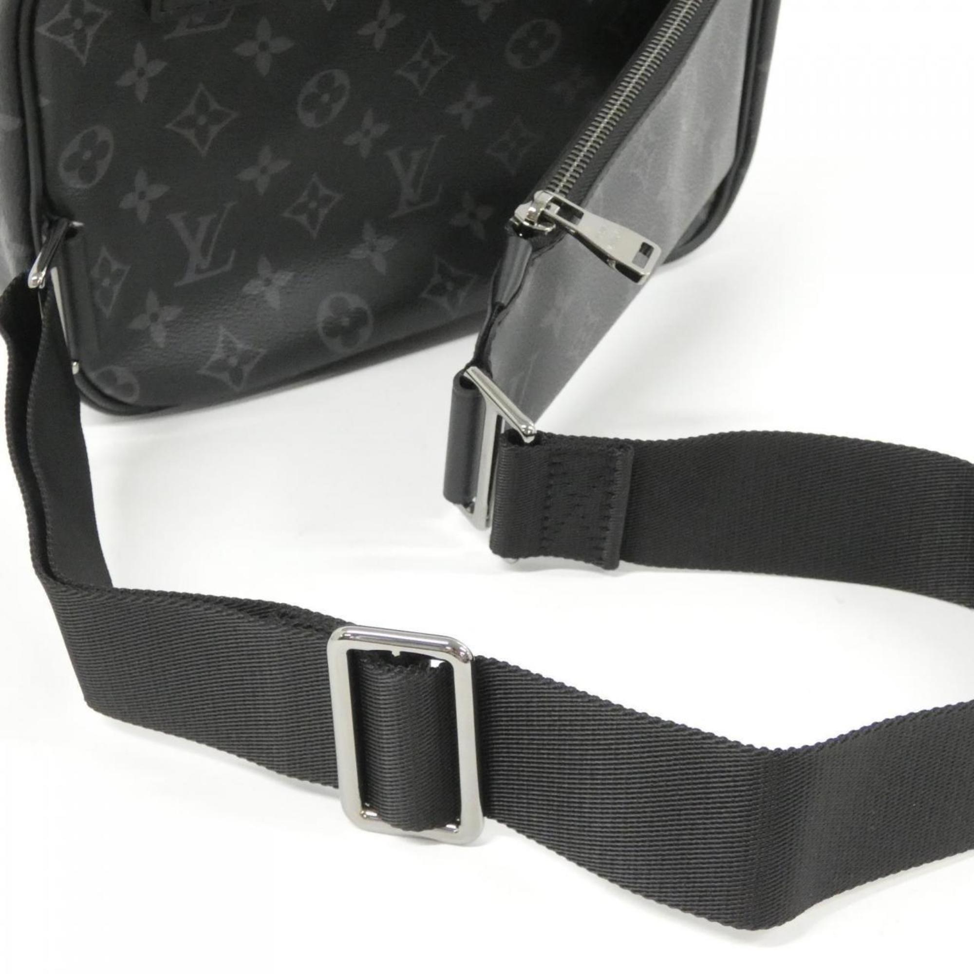 Louis Vuitton Black Coated Canvas Shoulder Bag (Pre-Owned)