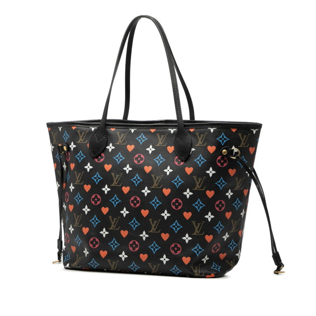 Louis Vuitton Black Multi-Color Pvc Leather Pouch Shoulder Bag Tote Bag (Pre-Owned)