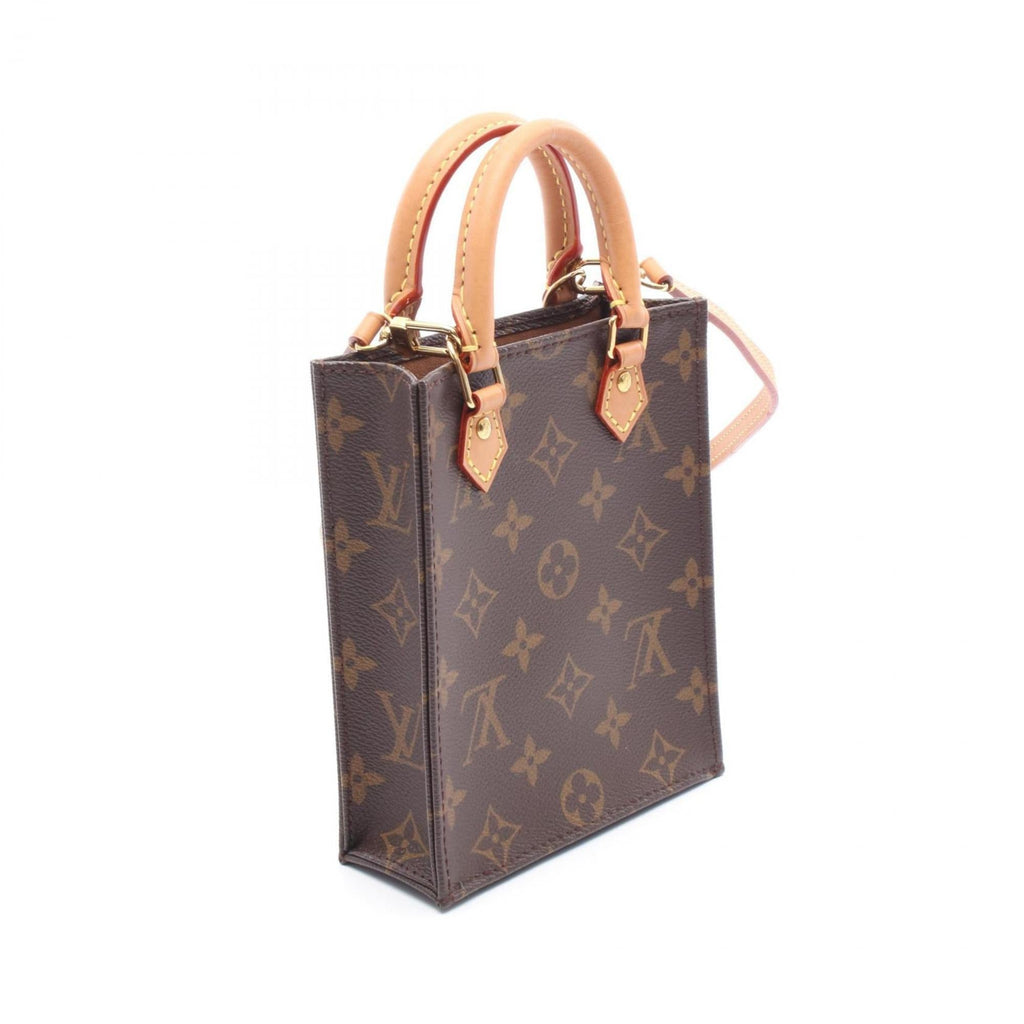 Louis Vuitton Brown Pvc Monogram Leather Coated Canvas Handbag (Pre-Owned)